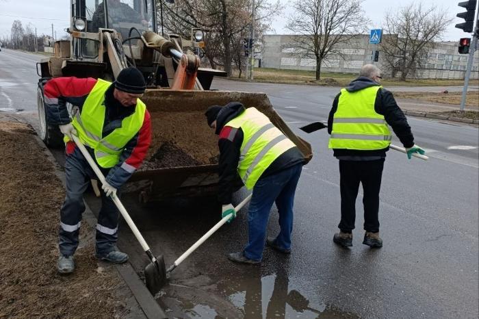 Филиал "Молодечножелезобетон" ОАО "Кричевцементношифер "принял участие в областном субботнике.