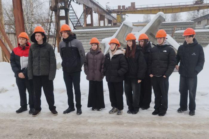 13.02.2026г. на филиале "Молодечножелезобетон"ОАО "Кричевцементношифер"прошло профориенационное мероприятия с участием учащихся  ГУО "Средняя школа N9"